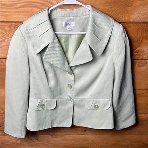 Isabella Womens Blazer Suit Jacket 14W 3 button career office fashionable career